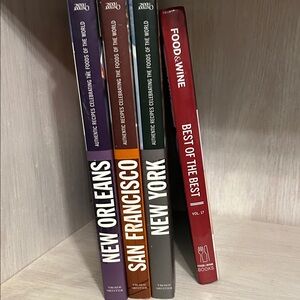 Assorted Cook Book City-Themed Book Set